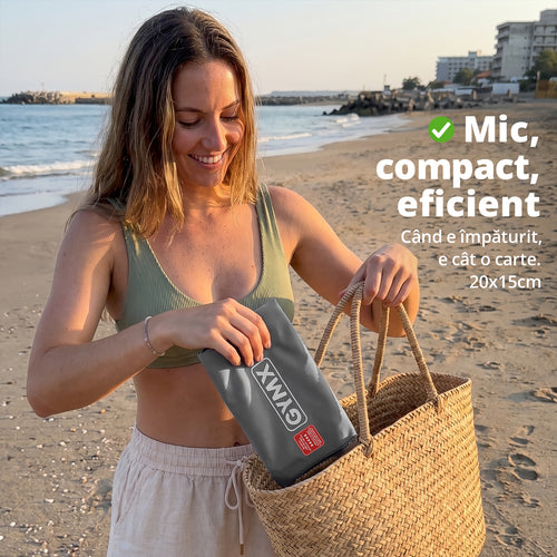 Prosop compact din microfibră, GYMX Aero Swim, 80x160cm