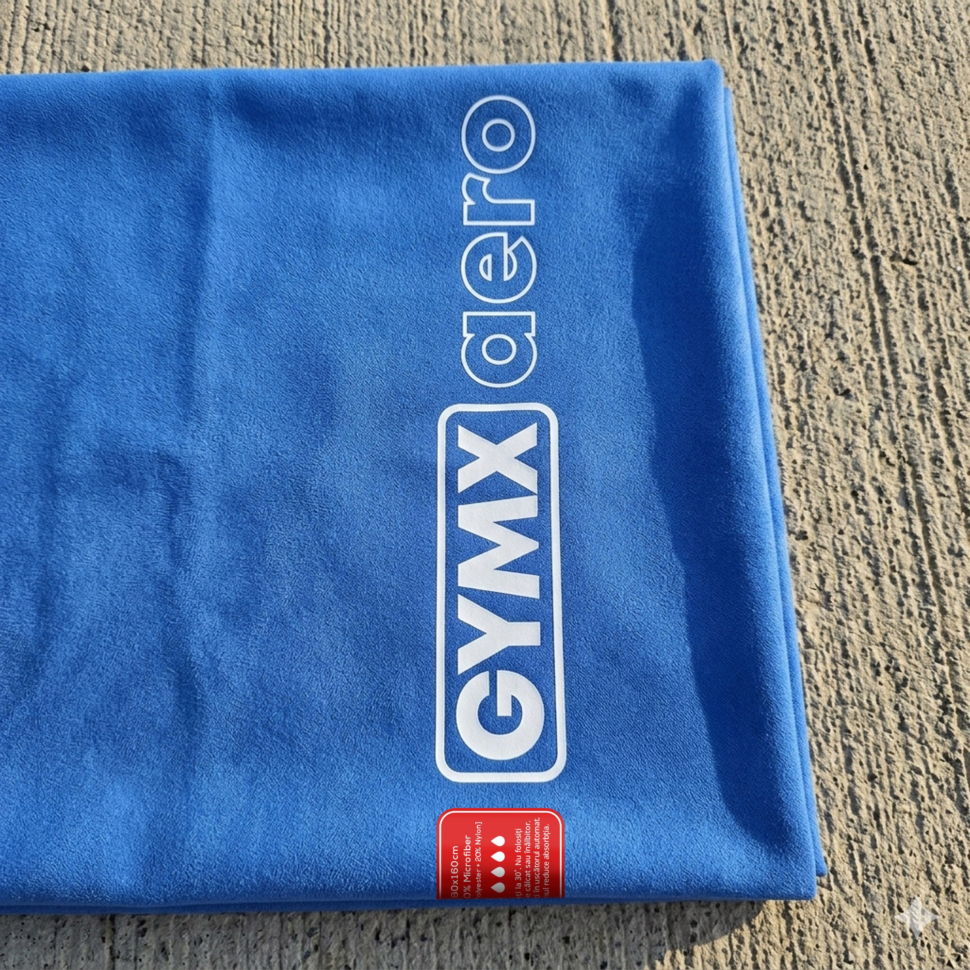Prosop compact pentru baie, GYMX Aero Swim, 80x160cm