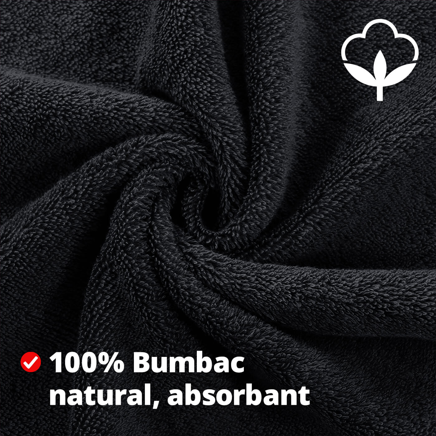 Prosop funcțional pentru sală, 40x90cm, GYMX Heavy Duty (x2)