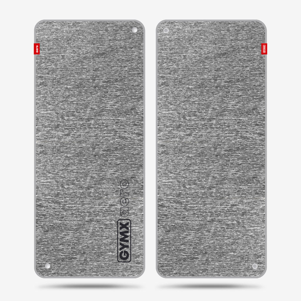 Prosop sport din microfibră GYMX Aero, 32x70cm, jogging, cationic gray