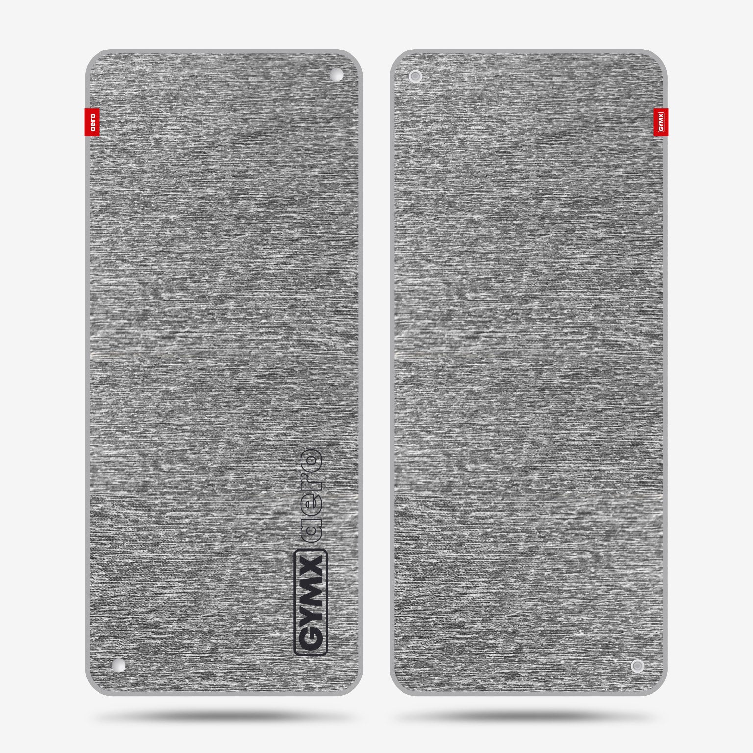 Prosop sport din microfibră GYMX Aero, 32x70cm, jogging, cationic gray